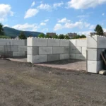 Einzelne Betonblocks