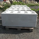 Gestapelte Betonblocks