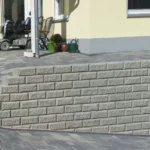 Begrünte Böschungssteine