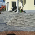 Hangsicherung mit Böschungssteinen in Oberdünzebach