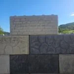 Strukturblock in Felsenoptik, Detail
